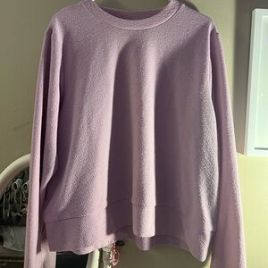 Purple athletic shirt